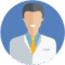 Imagen icono de una persona dedicada a la salud